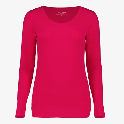 Dames shirt katoen met lange mouwen