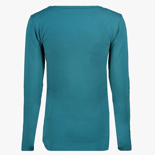 Dames shirt katoen blauw