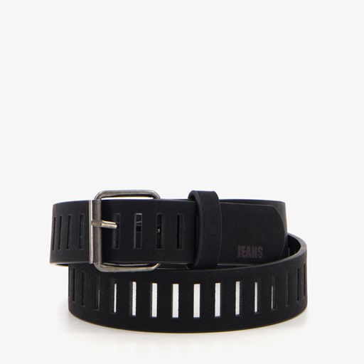 Meisjes riem zwart met hartjes online bestellen