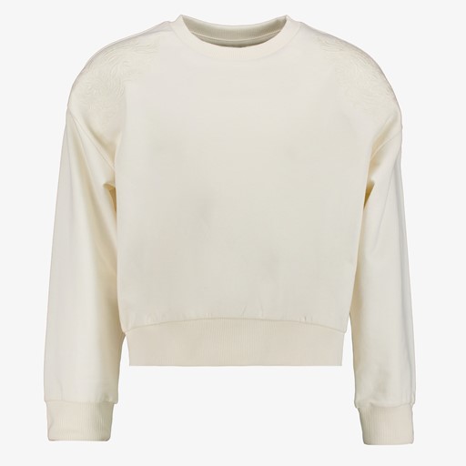 Meisjes sweater beige