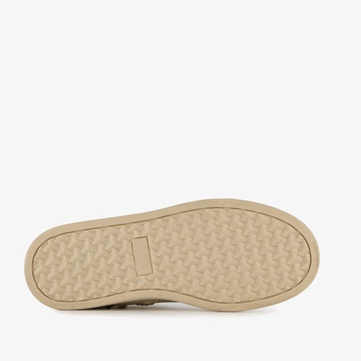 Hoge meisjes sneakers goud