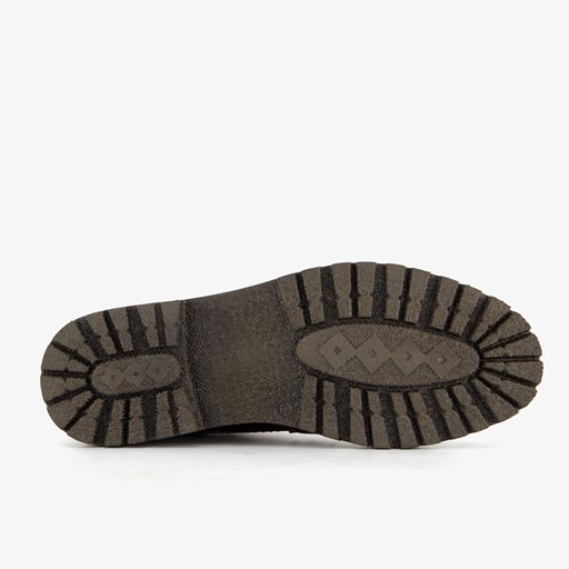 Leren heren veterboots bruin