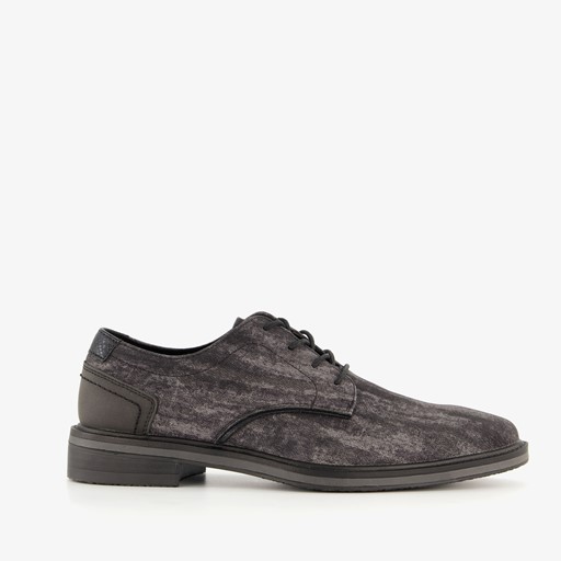 Heren veterschoenen grijs