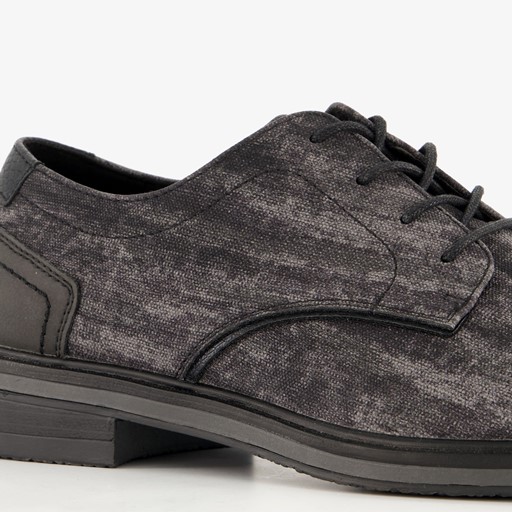 Heren veterschoenen grijs