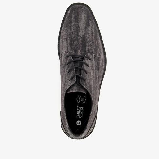 Heren veterschoenen grijs