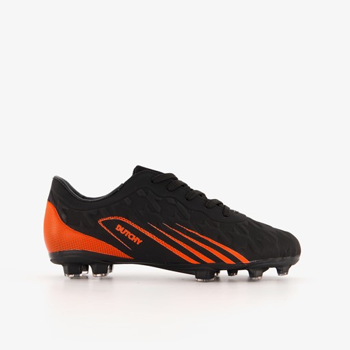 Kinder voetbalschoenen FG zwart oranje