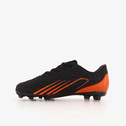 Kinder voetbalschoenen FG zwart oranje
