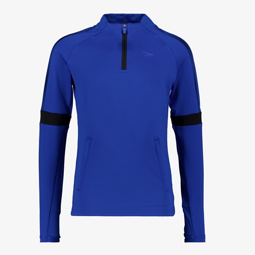 Kinder voetbal pully blauw zwart