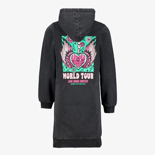 Meisjes sweatjurk met backprint