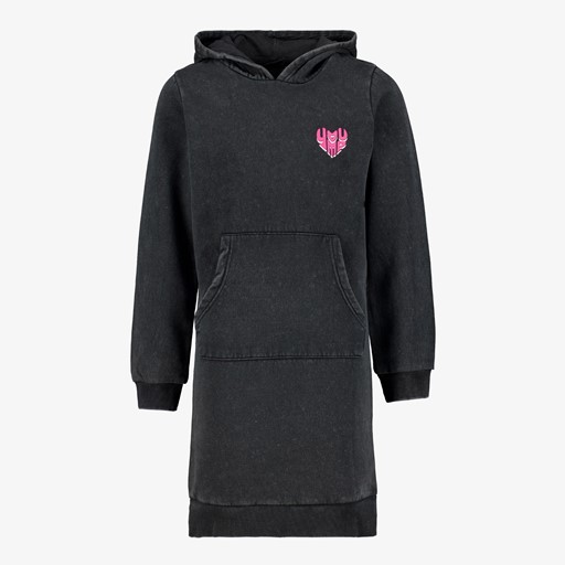 Meisjes sweatjurk met backprint