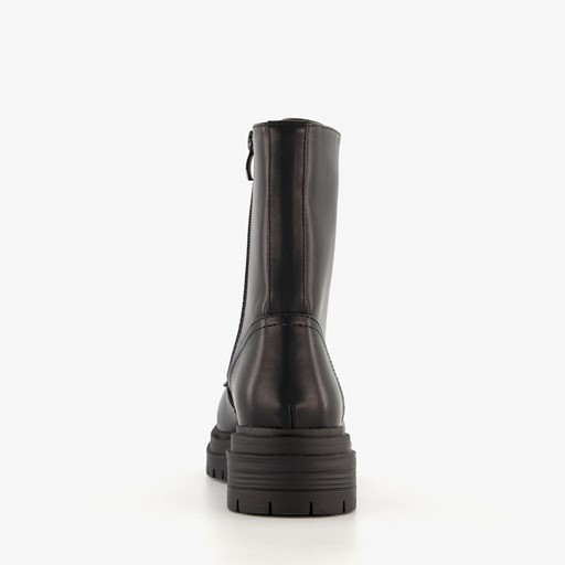 Dames veterboots zwart