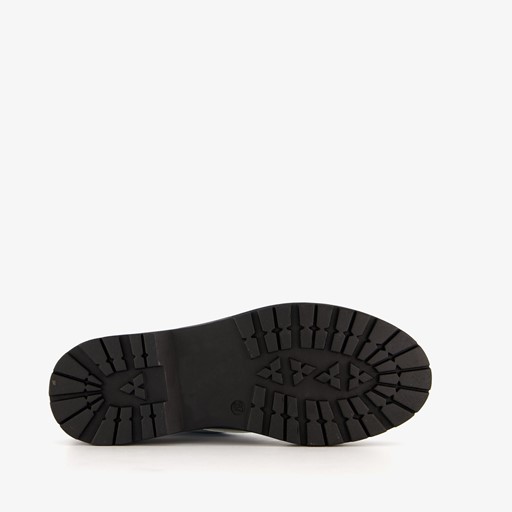 Dames veterboots zilver