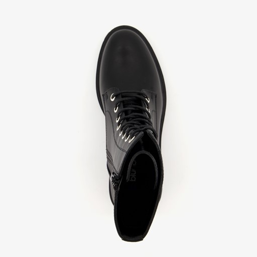 Dames veterboots zwart