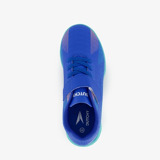 Kinder zaalschoenen IC blauw groen