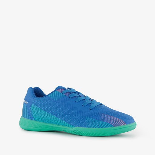 Kinder zaalschoenen IC blauw groen