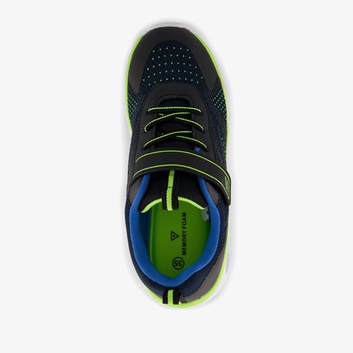 Jongens sneakers blauw zwart