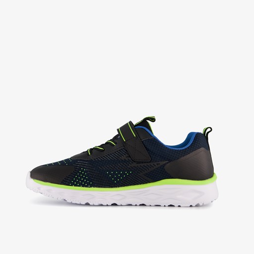 Jongens sneakers blauw zwart