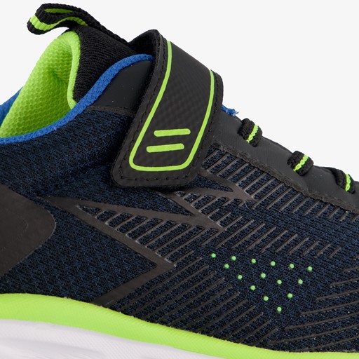 Jongens sneakers blauw zwart