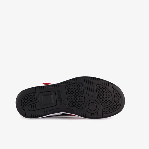 Rebound V6 Mid jongens sneakers rood zwart