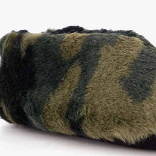 Jongens sloffen groene camouflage