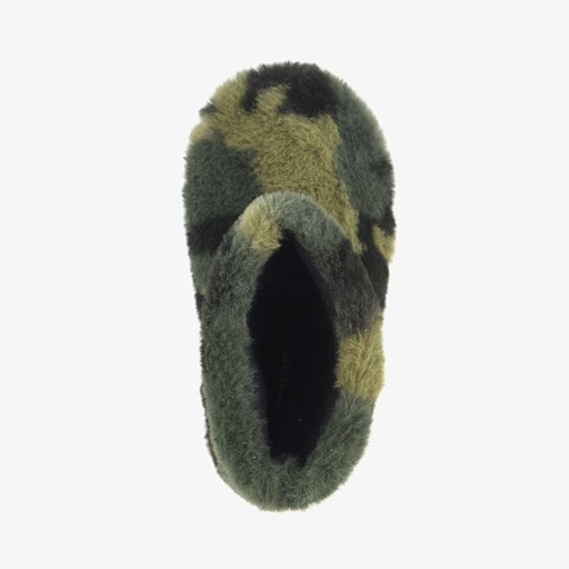 Kinder sloffen met camouflage print