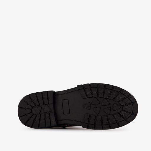 Meisjes veterboots metallic roze