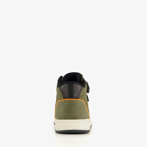 Hoge jongens sneakers donkergroen