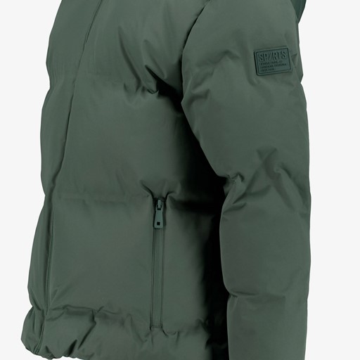 Jongens gewatteerde winterjas groen