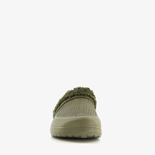 Gevoerde heren klompen groen