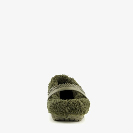 Gevoerde heren klompen groen