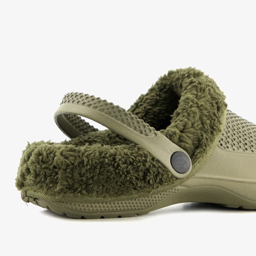 Gevoerde heren klompen groen