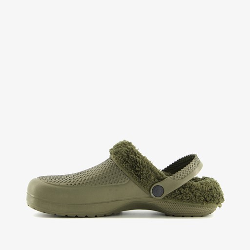 Gevoerde heren klompen groen