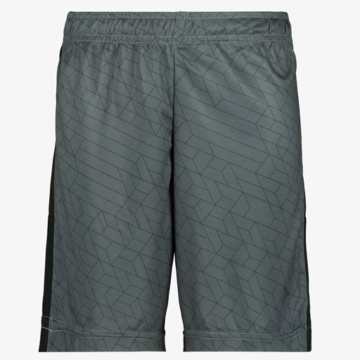 Dry jongens voetbalshort grijs met print