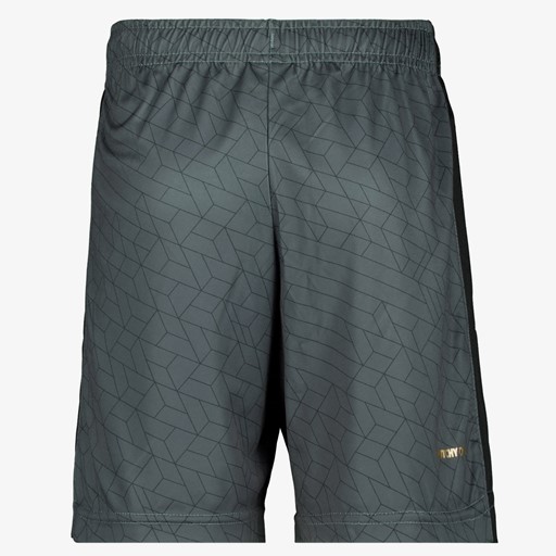 Dry jongens voetbalshort grijs met print