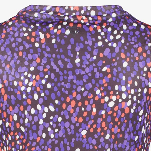 Dry meisjes sport T-shirt met stippen paars