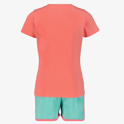 Tweedelige meisjes sport set oranje