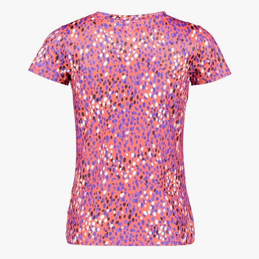 Dry meisjes sport T-shirt met stippen oranje