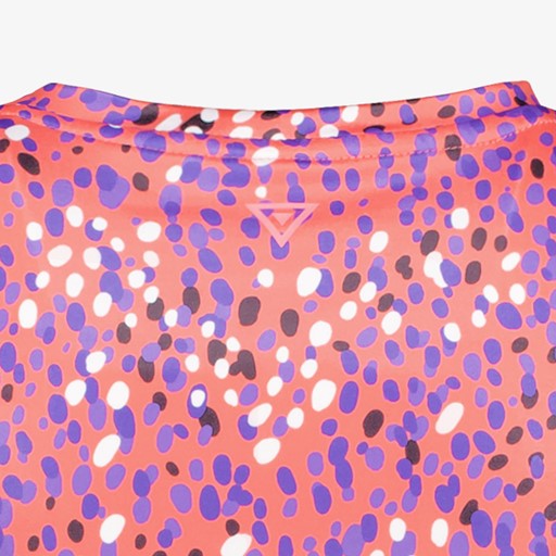 Dry meisjes sport T-shirt met stippen oranje