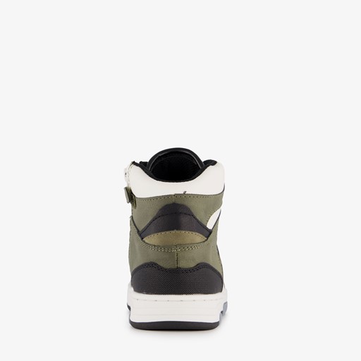 Hoge jongens sneakers groen wit