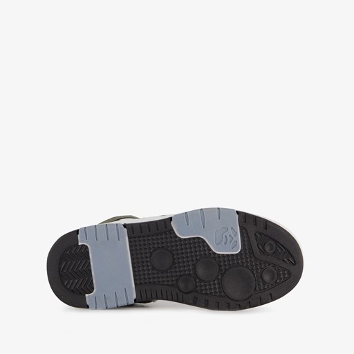 Hoge jongens sneakers groen wit