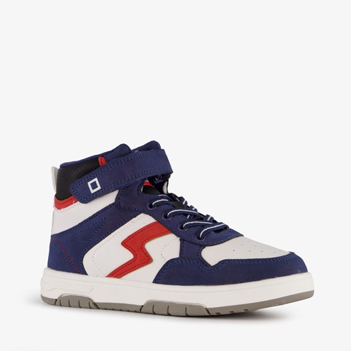 Hoge jongens sneakers blauw