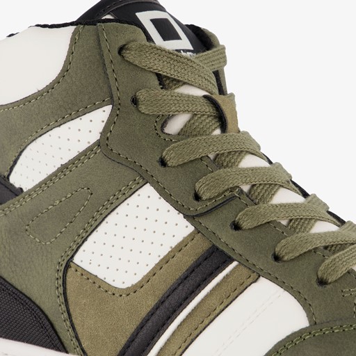 Hoge jongens sneakers groen wit