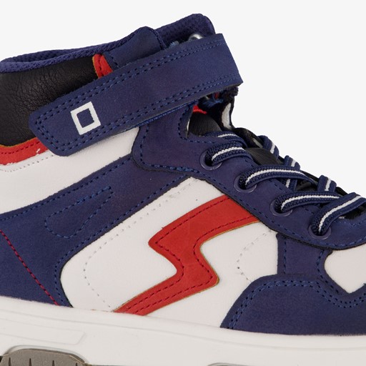 Hoge jongens sneakers blauw