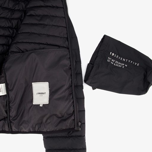 Heren winterjas gewatteerd