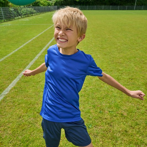 Tweedelige kinder sportset blauw