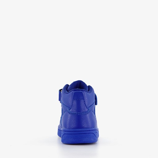 Hoge jongens sneakers kobalt blauw