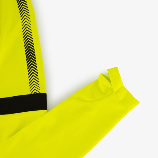 Kinder voetbal pully geel zwart