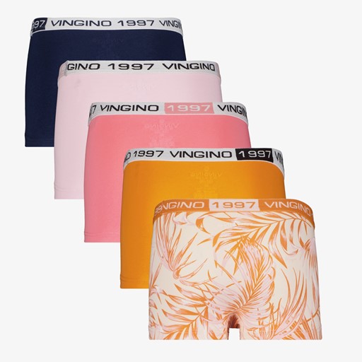 Vingino meisjes boxershorts oranje roze