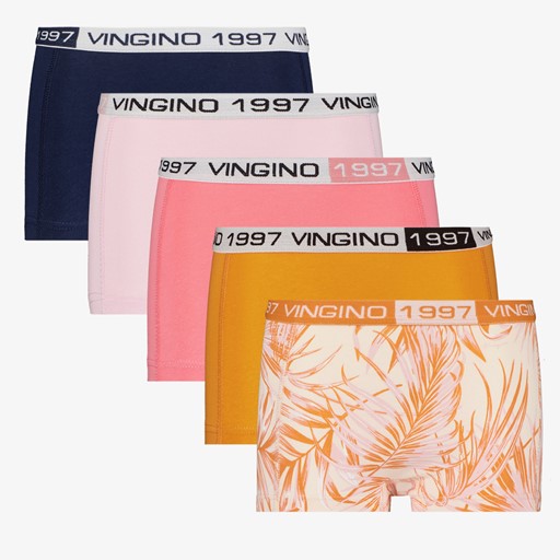 Vingino meisjes boxershorts oranje roze