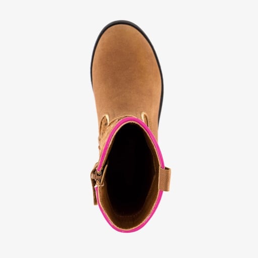 Western laarzen met sterren cognac